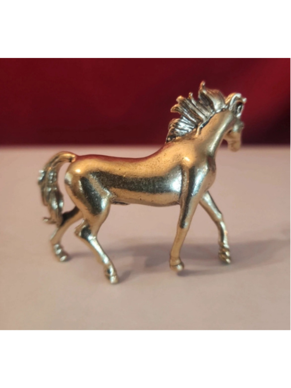 Minature Brass Horse Figurine